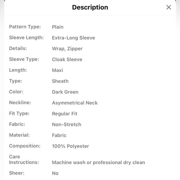 New Elegant Evening Party Formal Long Dress One Shoulder High Slit Emerald Green - Picture 7 of 7